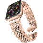 Металлический ремешок Metal New 5-bead для часов Apple Watch rose gold