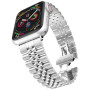 Металлический ремешок Metal New 5-bead для часов Apple Watch silver