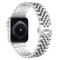 Металлический ремешок Metal New 5-bead для часов Apple Watch silver