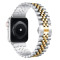 Металлический ремешок Metal New 5-bead для часов Apple Watch silver gold