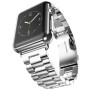 Металлический ремешок Metal Old 3-bead для часов Apple Watch silver