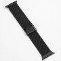 Металлический ремешок Milanese Loop New Design для часов Apple Watch black