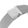 Металлический ремешок Milanese Loop New Design для часов Apple Watch silver