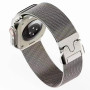 Металлический ремешок Milanese Loop New Design для часов Apple Watch starlight