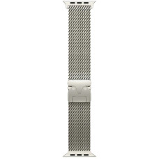 Металлический ремешок Milanese Loop New Design для часов Apple Watch starlight