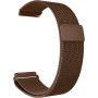 Металлический ремешок Milanese loop для часов Apple Watch brown