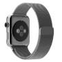 Металлический ремешок Milanese loop для часов Apple Watch gray