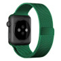 Металлический ремешок Milanese loop для часов Apple Watch green