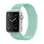 Металлический ремешок Milanese loop для часов Apple Watch marine green