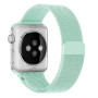 Металлический ремешок Milanese loop для часов Apple Watch marine green