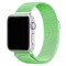 Металлический ремешок Milanese loop для часов Apple Watch neon green