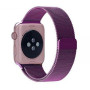 Металлический ремешок Milanese loop для часов Apple Watch purple