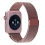 Металлический ремешок Milanese loop для часов Apple Watch rose gold