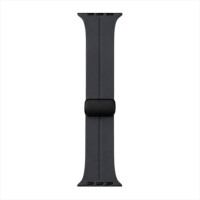 Силиконовый ремешок New Silicone Band для часов Apple Watch charcoal grey