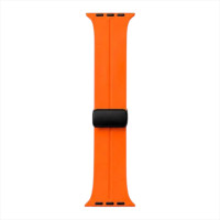 Силиконовый ремешок New Silicone Band для часов Apple Watch orange