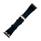 Силіконовий ремінець New Silicone Classic silicone silver для годинника Apple Watch black