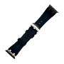 Силіконовий ремінець New Silicone Classic silicone silver для годинника Apple Watch black