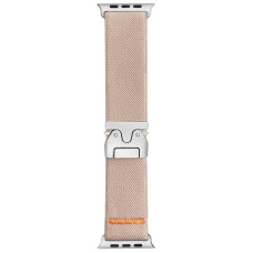 Тканинний ремінець Nylon New Design для годинника Apple Watch beige