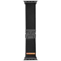 Тканинний ремінець Nylon New Design для годинника Apple Watch black