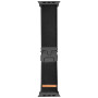 Тканевый ремешок Nylon New Design для часов Apple Watch black