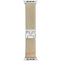 Тканинний ремінець Nylon New Design для годинника Apple Watch sand