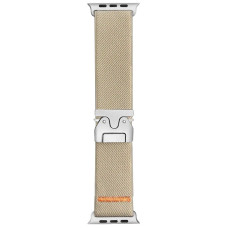 Тканинний ремінець Nylon New Design для годинника Apple Watch sand