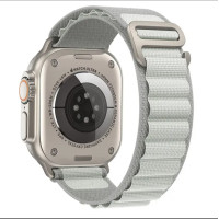 Тканинний ремінець Ultra Alpine loop для годинника Apple Watch light gray