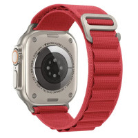 Тканинний ремінець Ultra Alpine loop для годинника Apple Watch red