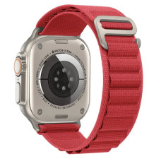 Тканинний ремінець Ultra Alpine loop для годинника Apple Watch red