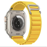 Тканинний ремінець Ultra Alpine loop для годинника Apple Watch yellow