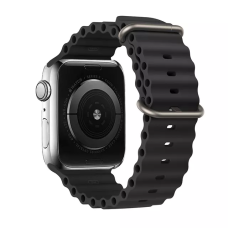 Силіконовий ремінець Ultra Ocean band для годинника Apple Watch black