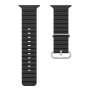Силиконовый ремешок Ultra Ocean band для часов Apple Watch black