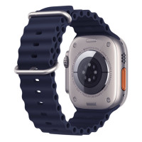 Силиконовый ремешок Ultra Ocean band для часов Apple Watch midnight
