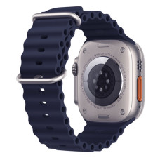 Силиконовый ремешок Ultra Ocean band для часов Apple Watch midnight