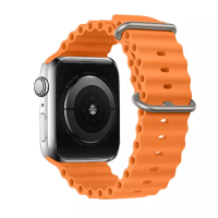 Силиконовый ремешок Ultra Ocean band для часов Apple Watch orange