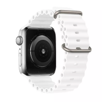 Силиконовый ремешок Ultra Ocean band для часов Apple Watch white