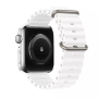 Силиконовый ремешок Ultra Ocean band для часов Apple Watch white