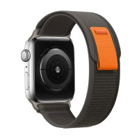 Нейлоновий ремінець Ultra Trail loop для годинника Apple Watch black gray