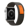 Нейлоновый ремешок Ultra Trail loop для часов Apple Watch black gray