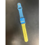 Силиконовый ремешок "Слава Украине" для часов Apple Watch желто-голубой