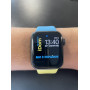 Силиконовый ремешок "Слава Украине" для часов Apple Watch желто-голубой