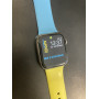 Силиконовый ремешок "Слава Украине" для часов Apple Watch желто-голубой