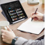 Чехол Logfer Origami Leather Case groove pencil для iPad Air 3 (2019) / iPad Pro 2 (2017) 10.5" Gray