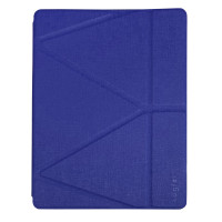 Чехол Logfer Origami Leather Case groove pencil для iPad Pro / Pro 2 (2015-2017) 12.9" Dark Blue
