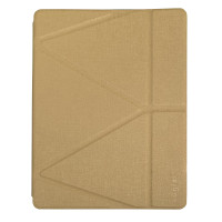 Чехол Logfer Origami Leather Case groove pencil для iPad Pro / Pro 2 (2015-2017) 12.9" Gold