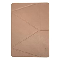 Чехол Logfer Origami Leather Case groove pencil для iPad Air 1/2 (2013-2014) 9.7" Rose Gold