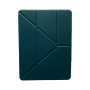 Чехол Logfer Origami Smart Case groove pencil для iPad Air 4 (2020) / Air 5 M1 (2022) 10.9" Green