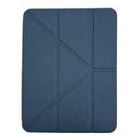 Чехол Origami Kevlar Design pencil groove для iPad Air 13" (2024-2026) / iPad Pro 12.9" (2018-2022) blue