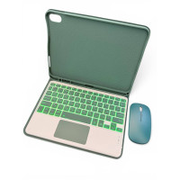 Чохол з RGB клавіатурою та мишкою  для iPad Air M2/M3/M4/M4 11" / Air 4/5(M1) 10.9" dark green