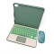 Чехол с RGB клавиатурой и мышкой  для iPad 10.9" 10gen / iPad 11" A16 dark green